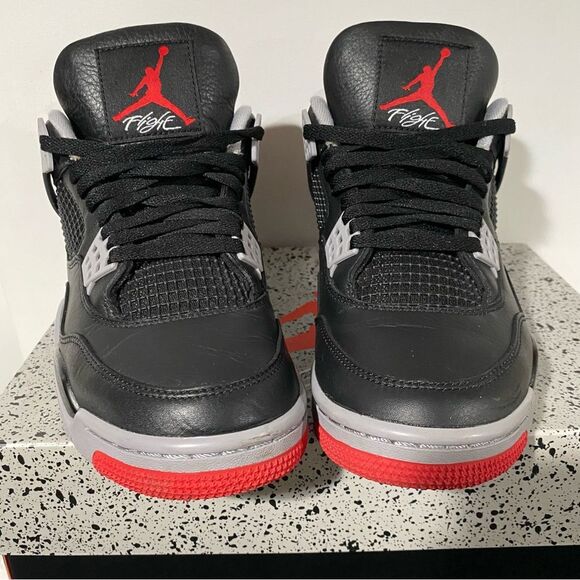 Nike Air Jordan 4 Retro Bred Reimagined Men's Size 9 - Picture 1 of 12